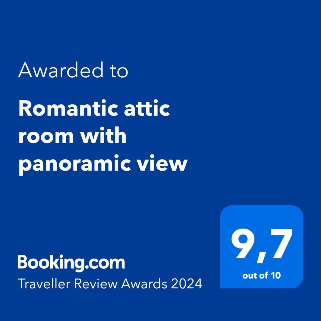 Romantic Attic Room With Panoramic View Boloňa Exteriér fotografie