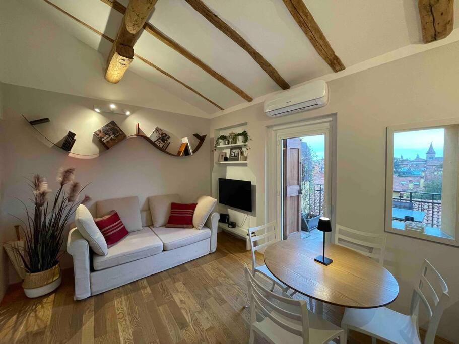 Romantic Attic Room With Panoramic View Boloňa Exteriér fotografie